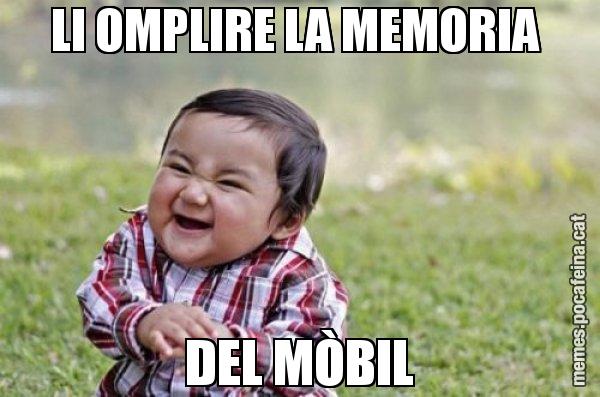 LI OMPLIRE LA MEMORIA  DEL MÒBIL - El diabòlic nen asiàtic