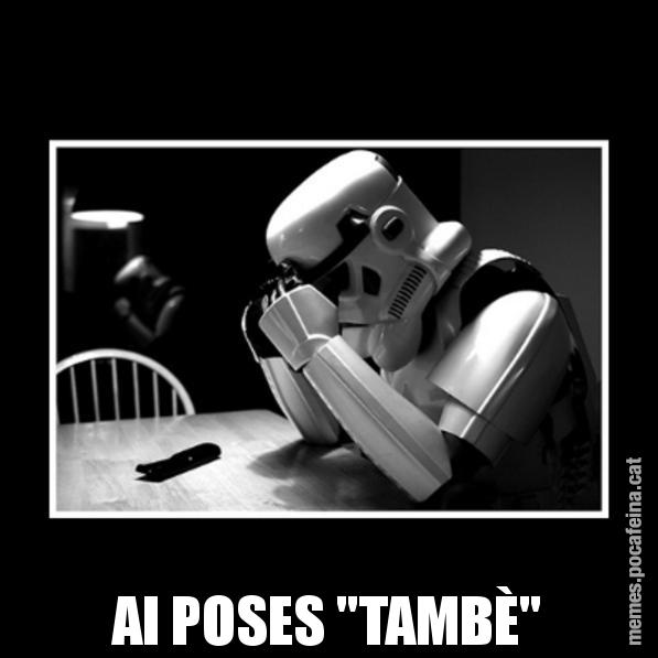 AI POSES "TAMBÈ" - Sad Trooper