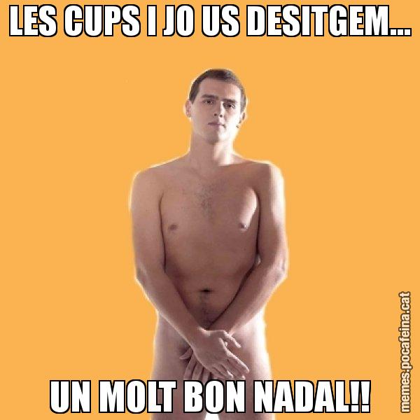 LES CUPS I JO US DESITGEM... UN MOLT BON NADAL!! - Albert Rivera