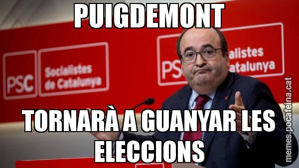PUIGDEMONT TORNARÀ A GUANYAR LES ELECCIONS