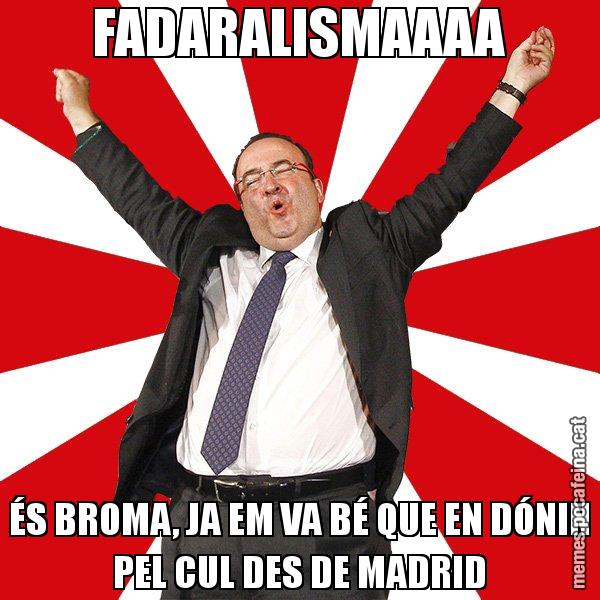 FADARALISMAAAA ÉS BROMA, JA EM VA BÉ QUE EN DÓNIN PEL CUL DES DE MADRID - Miquel Iceta - 27S