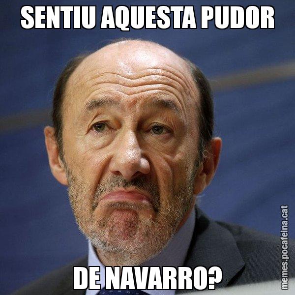 SENTIU AQUESTA PUDOR DE NAVARRO? - Rubalcaba
