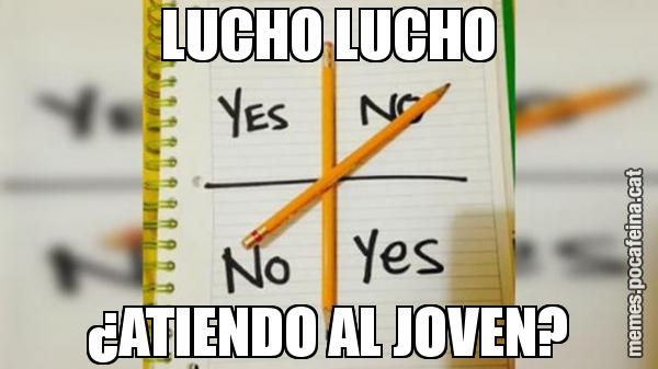LUCHO LUCHO ¿ATIENDO AL JOVEN?