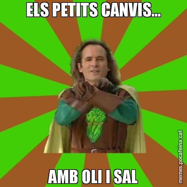 ELS PETITS CANVIS... AMB OLI I SAL - Capità Enciam