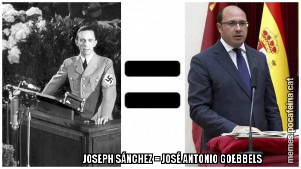 JOSEPH SÁNCHEZ = JOSÉ ANTONIO GOEBBELS