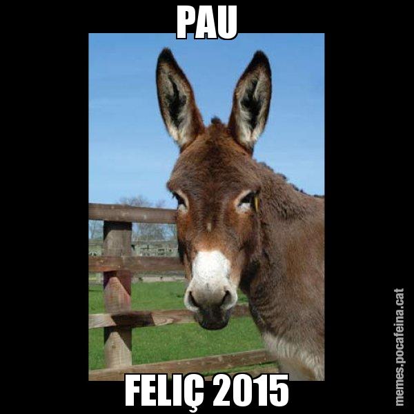 PAU FELIÇ 2015 - El burro Català