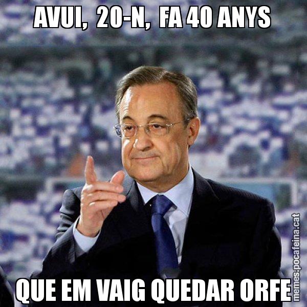 AVUI,  20-N,  FA 40 ANYS QUE EM VAIG QUEDAR ORFE - Florentino
