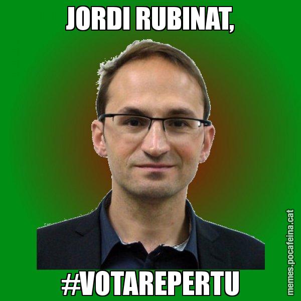 JORDI RUBINAT, #VOTAREPERTU - Joan Herrera