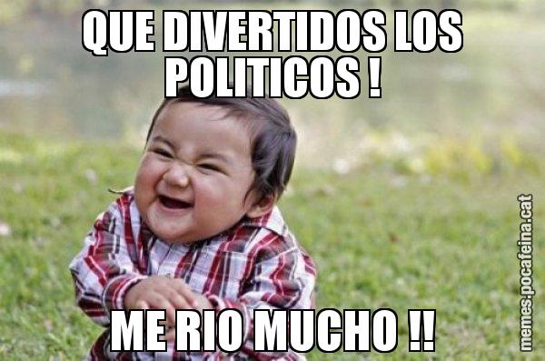 QUE DIVERTIDOS LOS POLITICOS ! ME RIO MUCHO !! - El diabòlic nen asiàtic