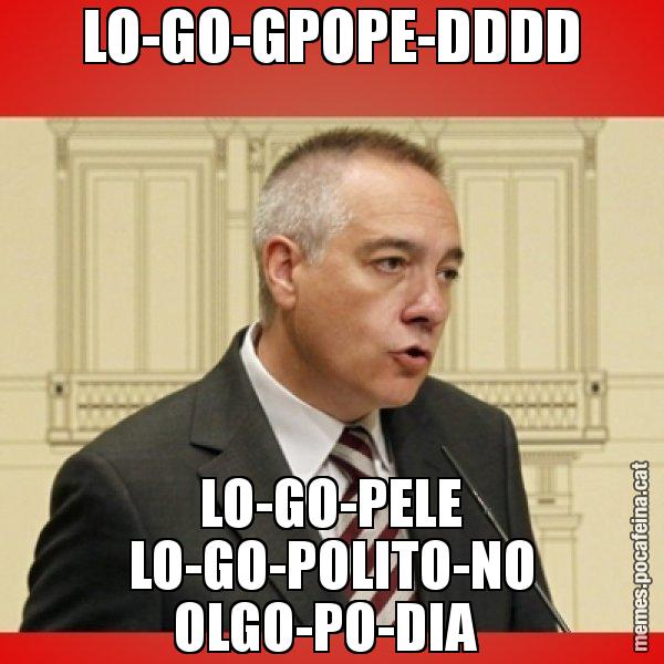 LO-GO-GPOPE-DDDD LO-GO-PELE LO-GO-POLITO-NO OLGO-PO-DIA - Pere Navarro