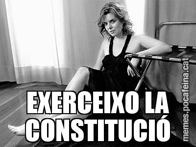 EXERCEIXO LA CONSTITUCIÓ