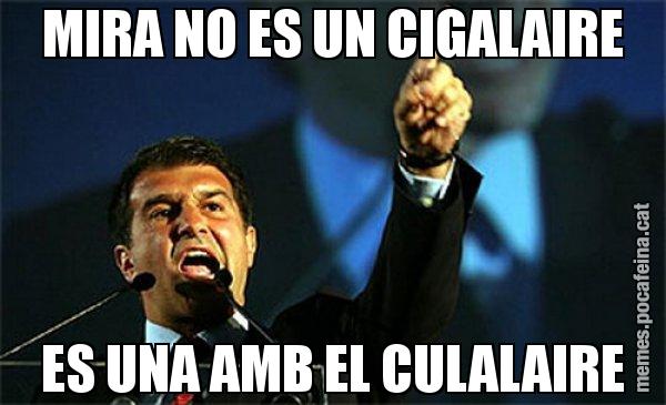 MIRA NO ES UN CIGALAIRE ES UNA AMB EL CULALAIRE - Laporta al loro!