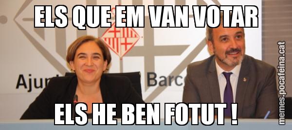 ELS QUE EM VAN VOTAR ELS HE BEN FOTUT !