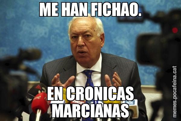 ME HAN FICHAO. EN CRONICAS MARCIANAS