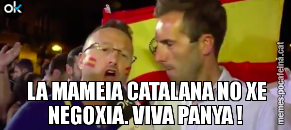 LA MAMEIA CATALANA NO XE NEGOXIA. VIVA PANYA !