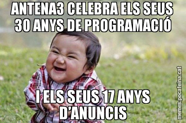 ANTENA3 CELEBRA ELS SEUS 30 ANYS DE PROGRAMACIÓ I ELS SEUS 17 ANYS D’ANUNCIS - El diabòlic nen asiàtic
