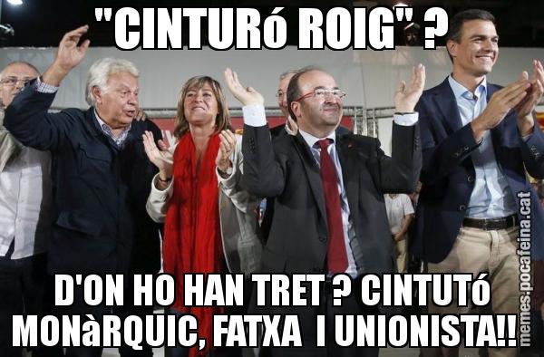 "CINTURó ROIG" ? D'ON HO HAN TRET ? CINTUTó MONàRQUIC, FATXA  I UNIONISTA!!