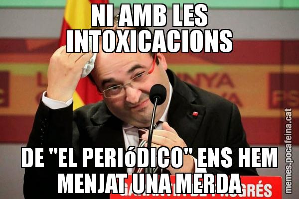NI AMB LES INTOXICACIONS DE "EL PERIóDICO" ENS HEM MENJAT UNA MERDA