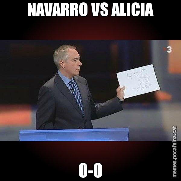 NAVARRO VS ALICIA 0-0 - Navarro Paper
