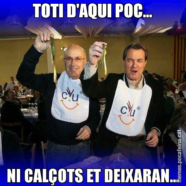 TOTI D'AQUI POC... NI CALÇOTS ET DEIXARAN... - Calçotada CiU