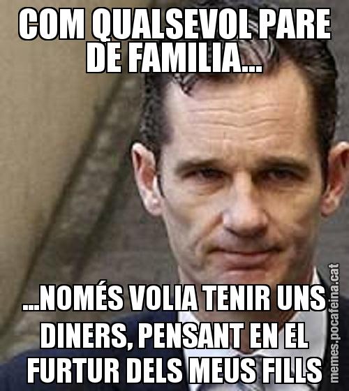 COM QUALSEVOL PARE DE FAMILIA... ...NOMÉS VOLIA TENIR UNS DINERS, PENSANT EN EL FURTUR DELS MEUS FILLS