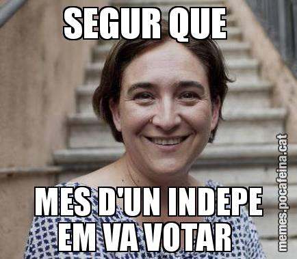 SEGUR QUE  MES D'UN INDEPE EM VA VOTAR