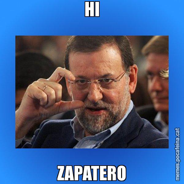 HI ZAPATERO - Rajoy titola