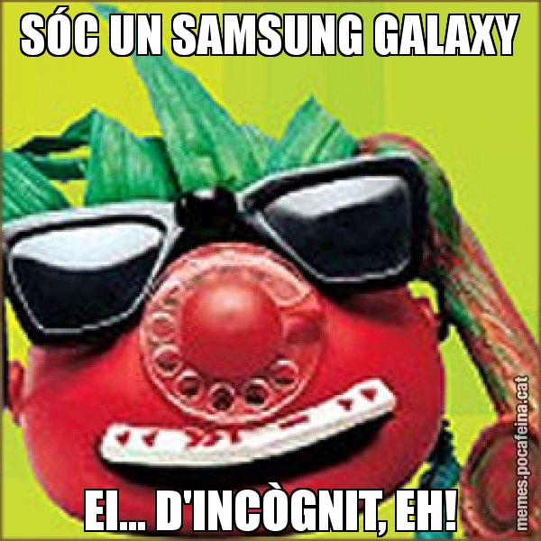SÓC UN SAMSUNG GALAXY EI... D'INCÒGNIT, EH! - Tomàtic