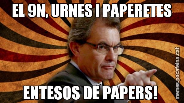 EL 9N, URNES I PAPERETES ENTESOS DE PAPERS!