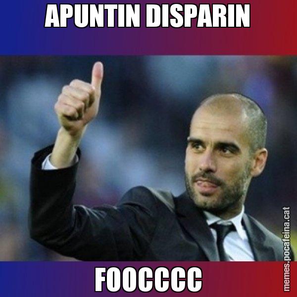 APUNTIN DISPARIN FOOCCCC - Pep Guardiola