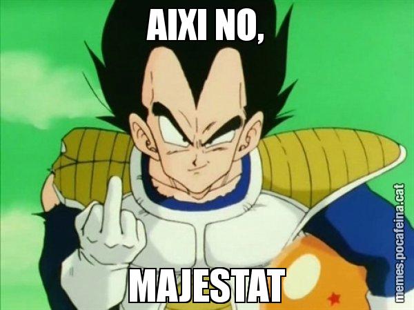 AIXI NO, MAJESTAT - Vegeta