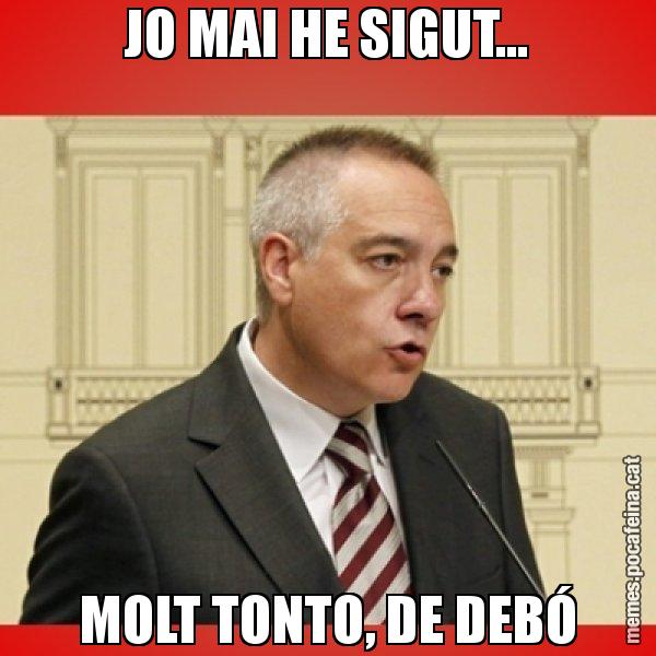 JO MAI HE SIGUT... MOLT TONTO, DE DEBÓ - Pere Navarro