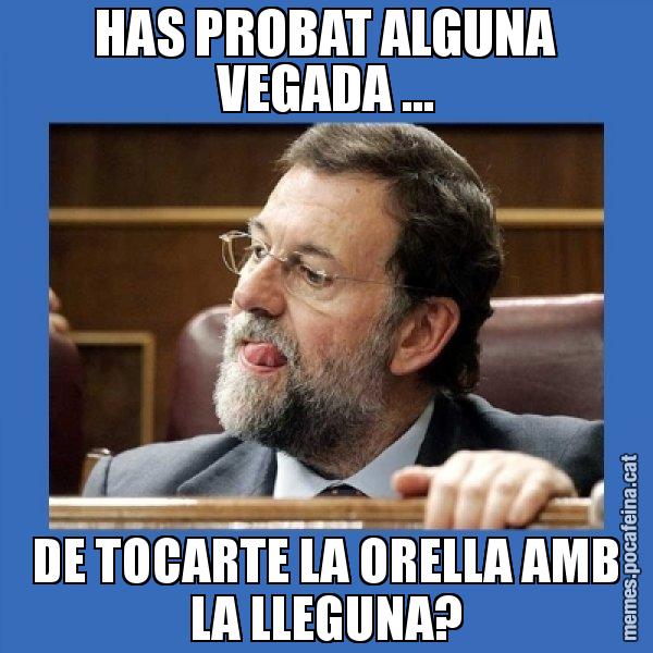 HAS PROBAT ALGUNA VEGADA ... DE TOCARTE LA ORELLA AMB LA LLEGUNA? - Mmmmmariano Rajoy