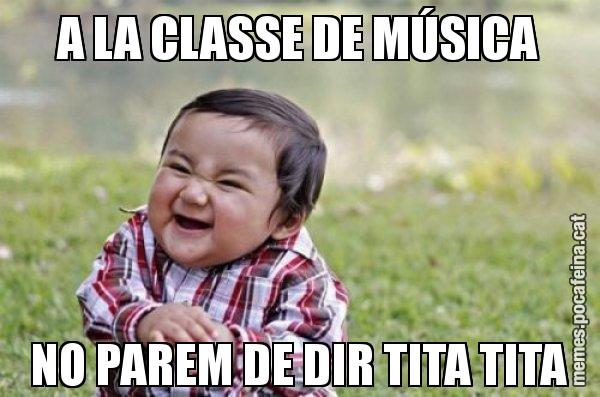 A LA CLASSE DE MÚSICA NO PAREM DE DIR TITA TITA - El diabòlic nen asiàtic