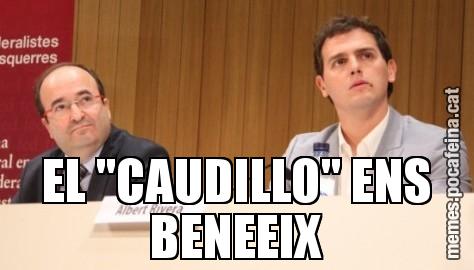 EL "CAUDILLO" ENS BENEEIX