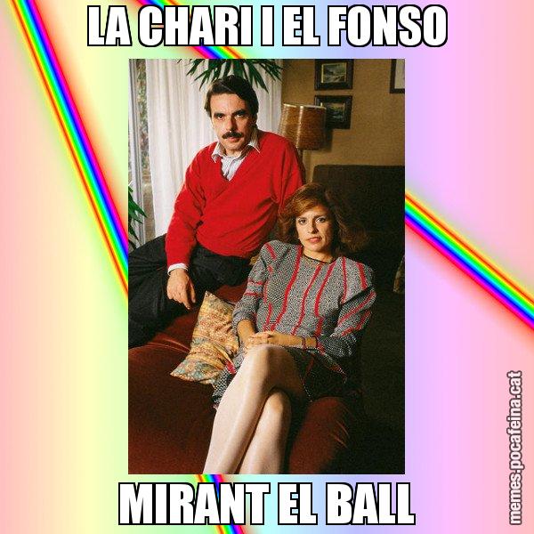 LA CHARI I EL FONSO MIRANT EL BALL - La Familia Ansar
