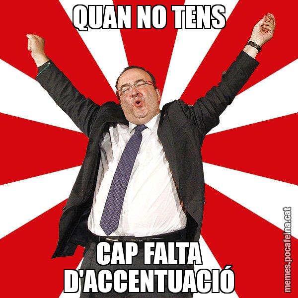 QUAN NO TENS CAP FALTA D'ACCENTUACIÓ - Miquel Iceta - 27S