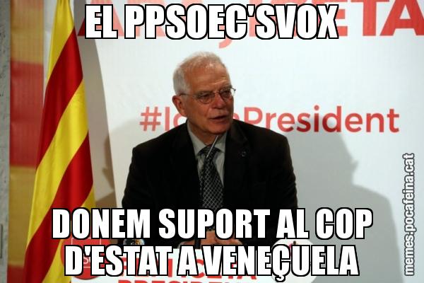 EL PPSOEC'SVOX DONEM SUPORT AL COP D'ESTAT A VENEÇUELA