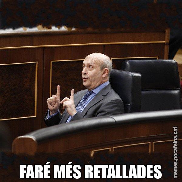 FARÉ MÉS RETALLADES - Ministre Wert