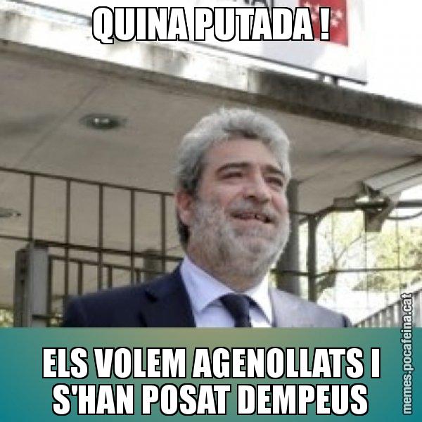 QUINA PUTADA ! ELS VOLEM AGENOLLATS I S'HAN POSAT DEMPEUS - Miguel Ángel Rodríguez Bajón