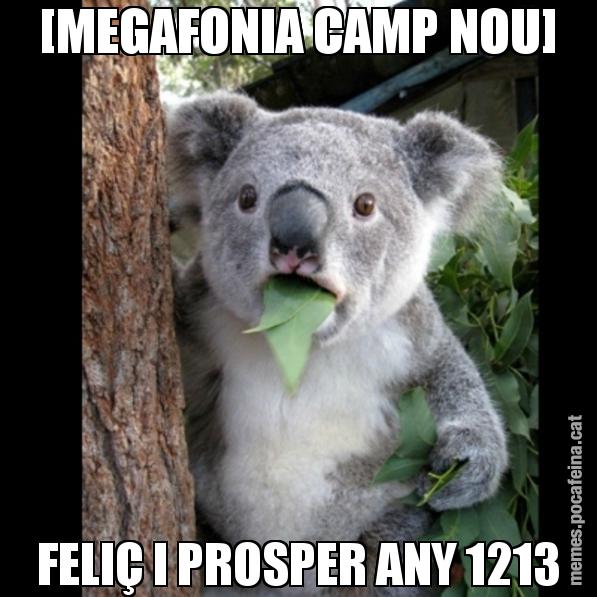 [MEGAFONIA CAMP NOU] FELIÇ I PROSPER ANY 1213 - Koala Cant Believe It