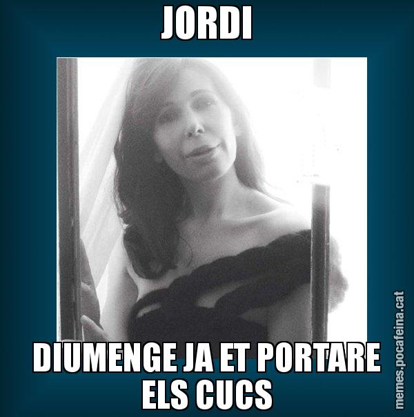 JORDI DIUMENGE JA ET PORTARE ELS CUCS - Alícia Sánchez Mairena