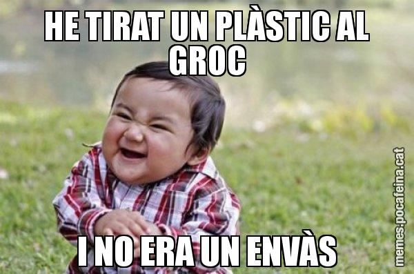 HE TIRAT UN PLÀSTIC AL GROC I NO ERA UN ENVÀS - El diabòlic nen asiàtic