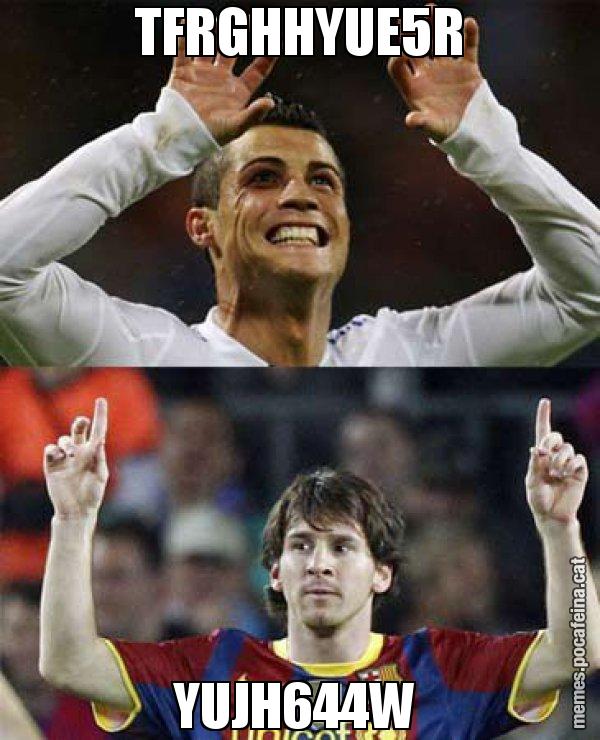 TFRGHHYUE5R YUJH644W - Messi VS Cristiano