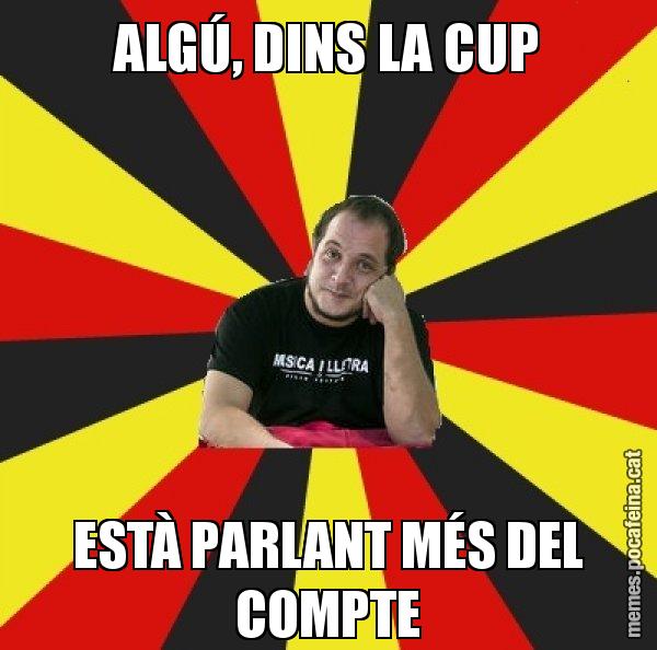 ALGÚ, DINS LA CUP ESTÀ PARLANT MÉS DEL COMPTE - David Fernàndez