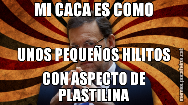 MI CACA ES COMO UNOS PEQUEÑOS HILITOS CON ASPECTO DE PLASTILINA