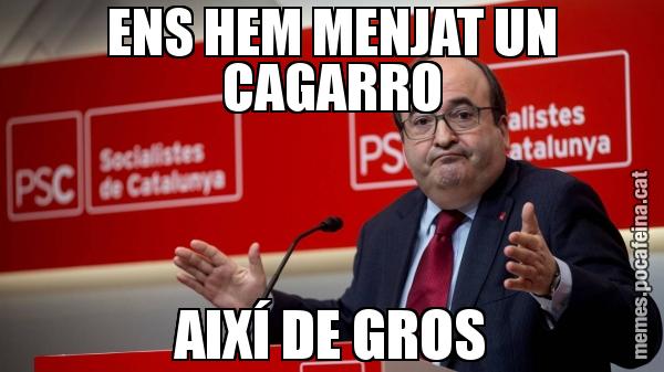 ENS HEM MENJAT UN CAGARRO AIXÍ DE GROS