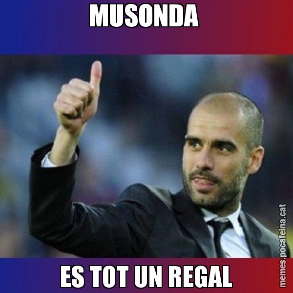 MUSONDA  ES TOT UN REGAL - Pep Guardiola