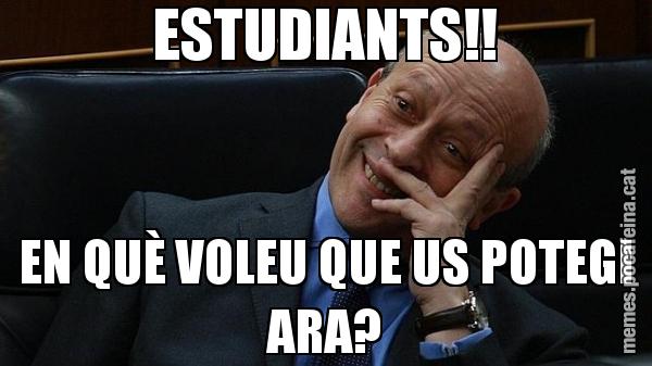 ESTUDIANTS!! EN QUÈ VOLEU QUE US POTEGI ARA?