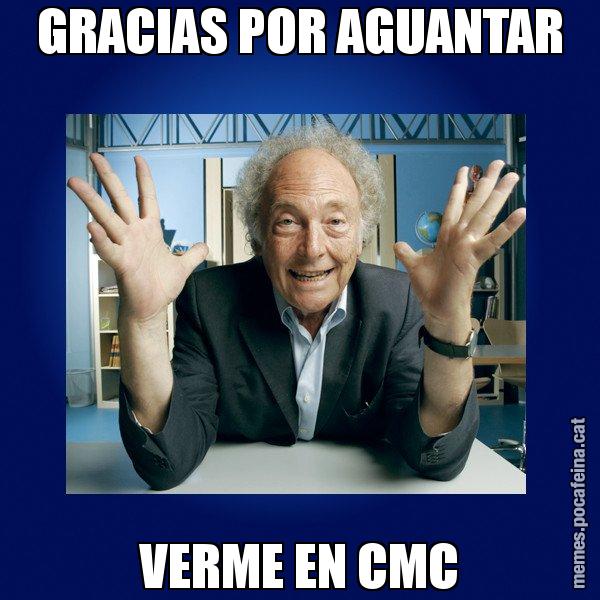GRACIAS POR AGUANTAR VERME EN CMC - Eduard Punset